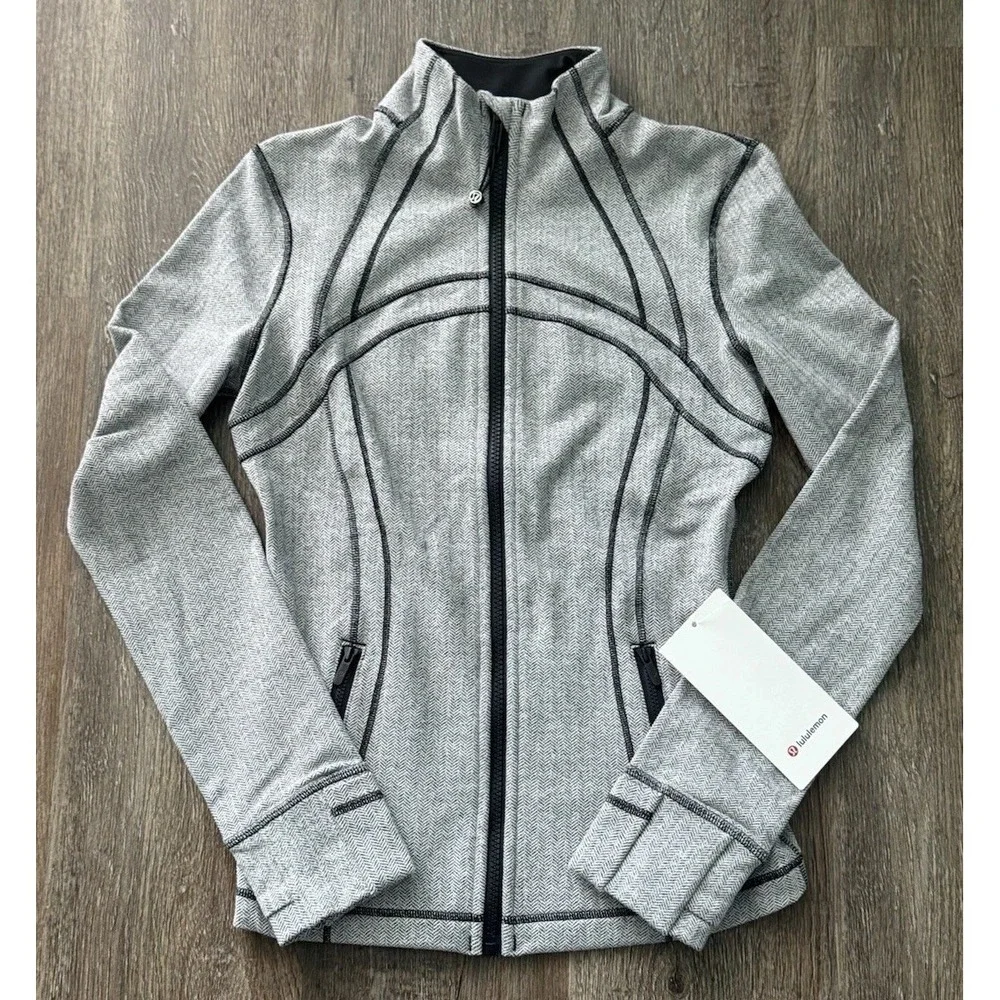 Lululemon Define Jacket NWT Herringbone , Size 6,‎ Athletic, Casual